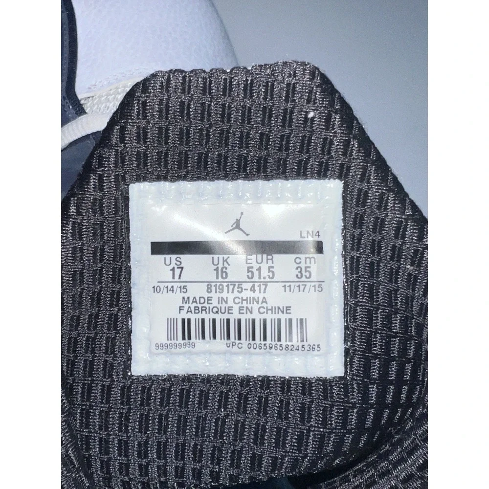 Size 17- Air Jordan Jumpman Team 2 Midnight Navy
